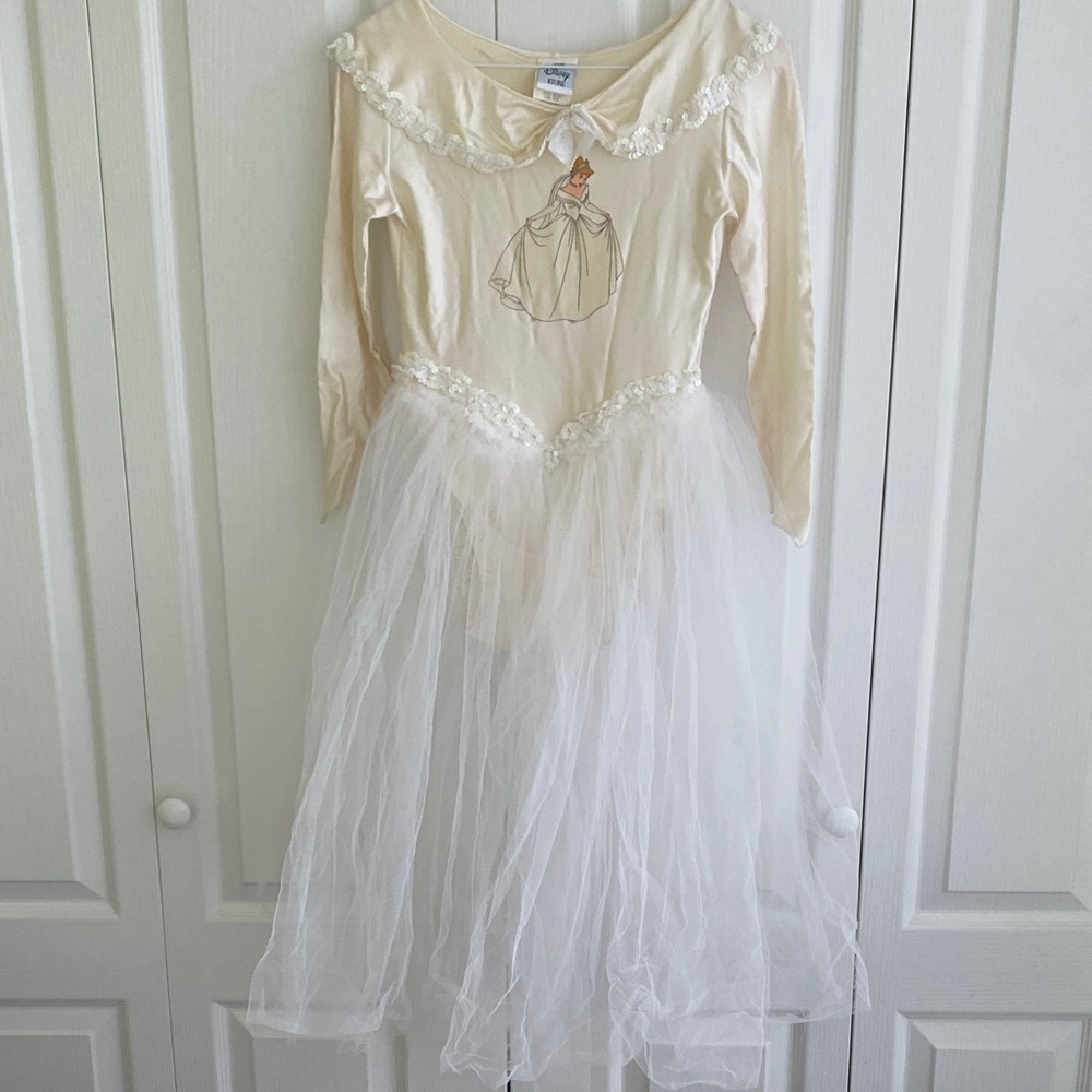 Disney Cream and White Princess Dance Costume